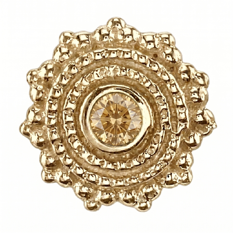 Afghan 6mm — 14k Yellow Gold — BVLA piercing jewellery