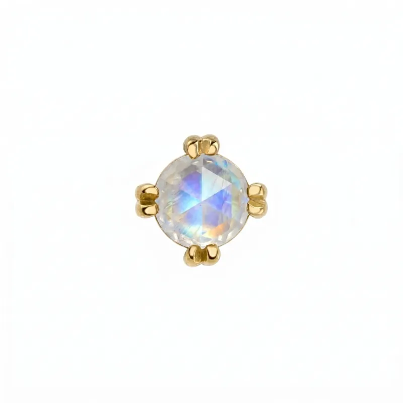 Cab Prong 2.5mm — 14k Yellow Gold — BVLA piercing jewellery