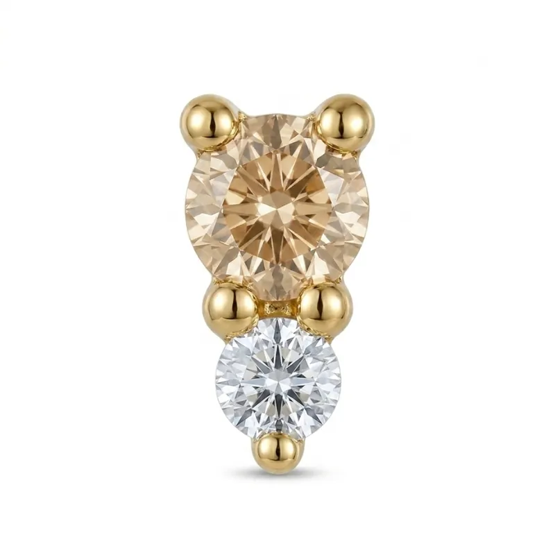 Jeanie 2 — 14k Yellow Gold — BVLA piercing jewellery