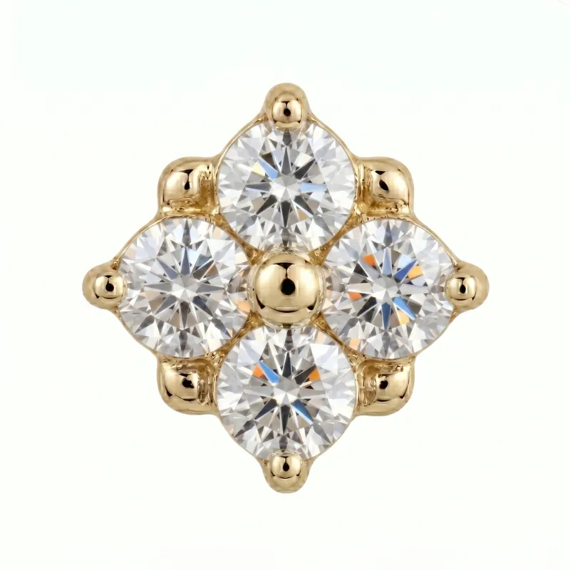Reema — 14k Yellow Gold — BVLA piercing jewellery