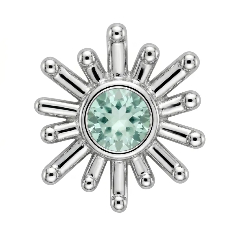 Sunray — 14k White Gold — BVLA piercing jewellery
