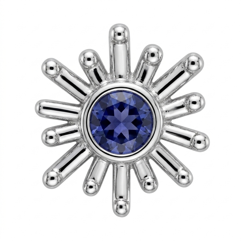 Sunray — 14k White Gold — BVLA piercing jewellery