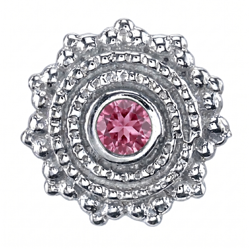 Afghan 6mm — 14k White Gold — BVLA piercing jewellery