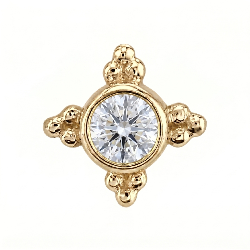 Mini Kandy — 14k Yellow Gold — BVLA piercing jewellery