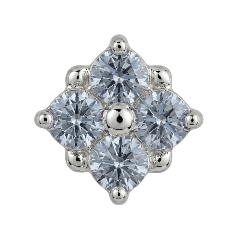 Reema — Grey sapphire in 14k White Gold