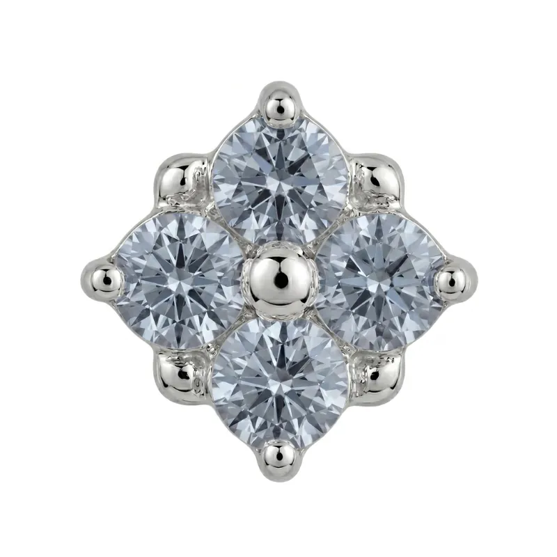 Reema — Grey sapphire in 14k White Gold