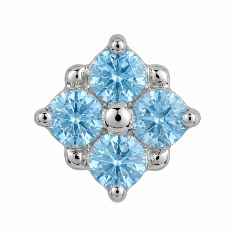 Reema — 14k White Gold — BVLA piercing jewellery