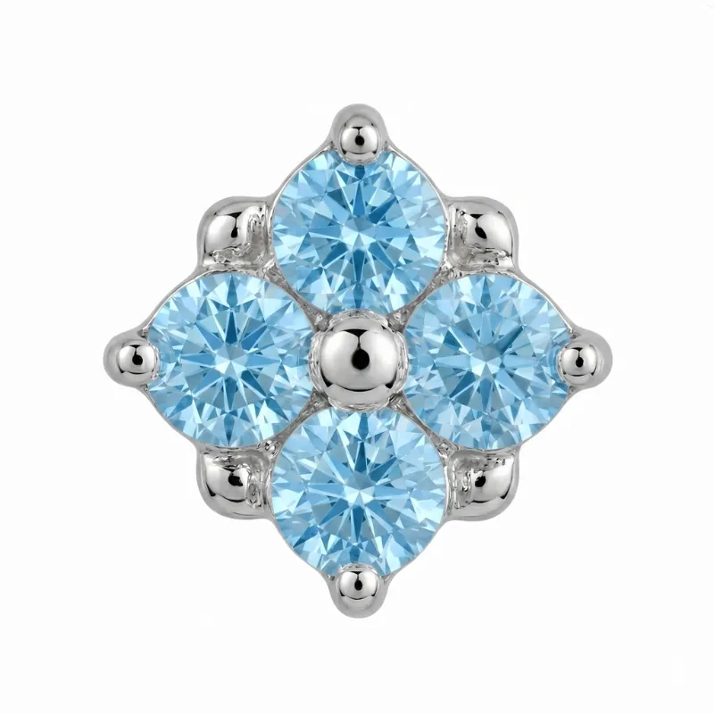 Reema — 14k White Gold — BVLA piercing jewellery