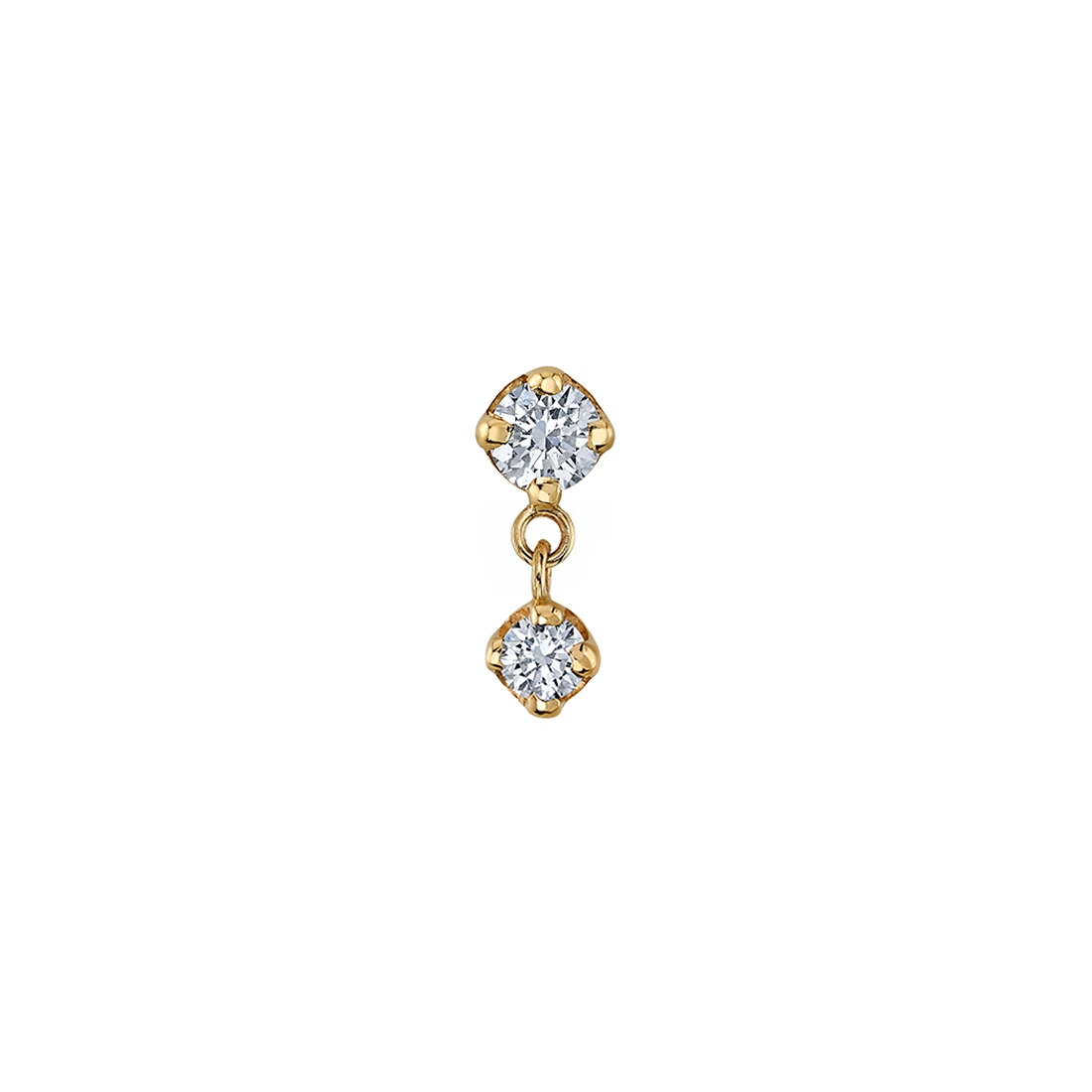 Duet — 14k Yellow Gold — BVLA piercing jewellery
