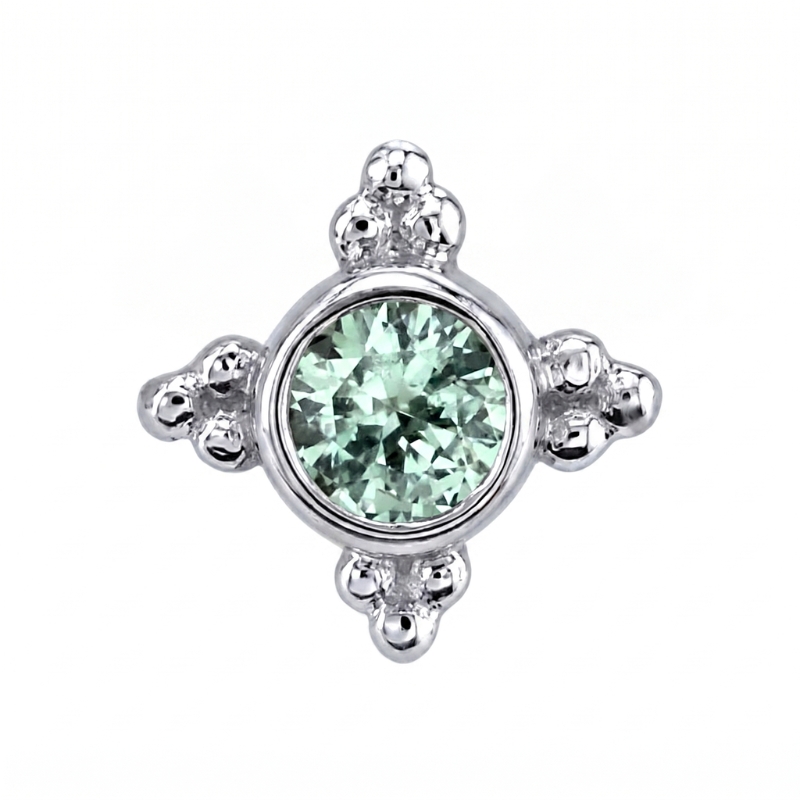 Mini Kandy — 14k White Gold — BVLA piercing jewellery