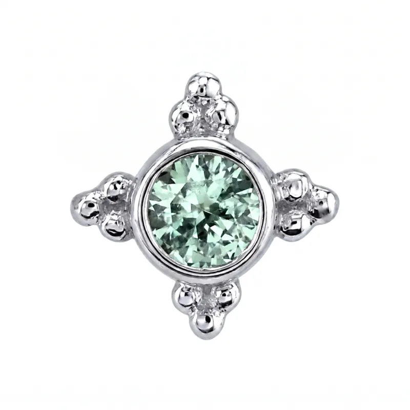 Mini Kandy — 14k White Gold — BVLA piercing jewellery