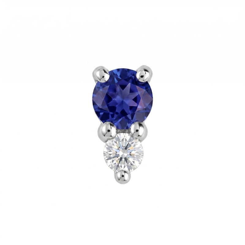 Tiny Jeanie 2 — 14k White Gold — BVLA piercing jewellery