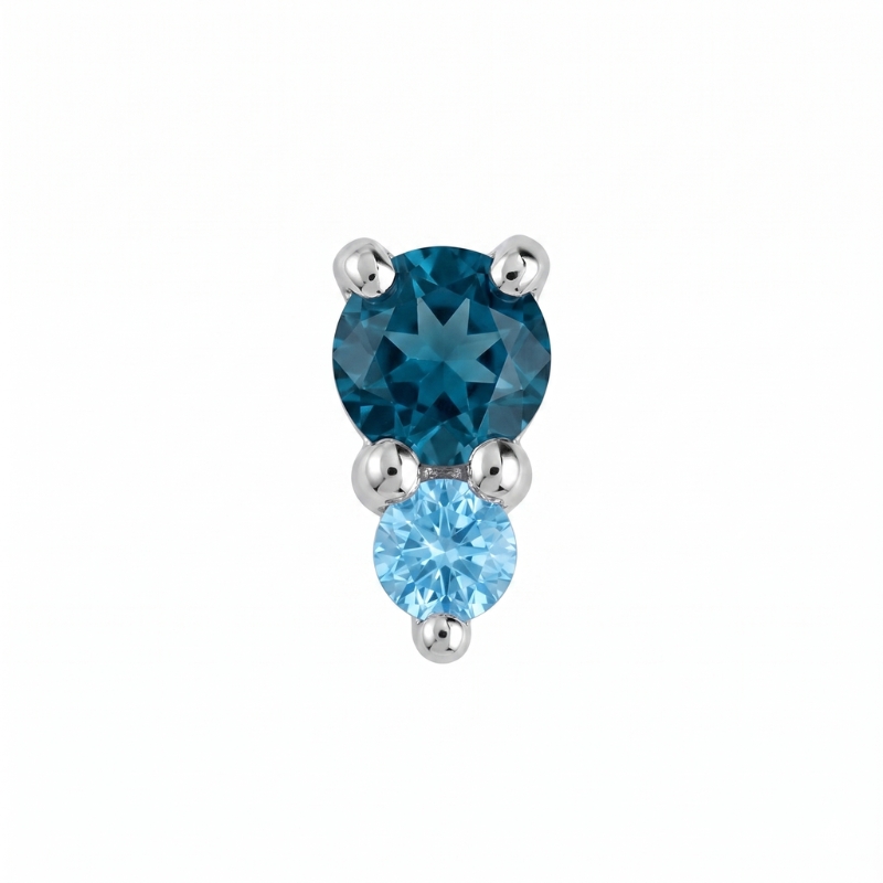 Tiny Jeanie 2 — 14k White Gold — BVLA piercing jewellery