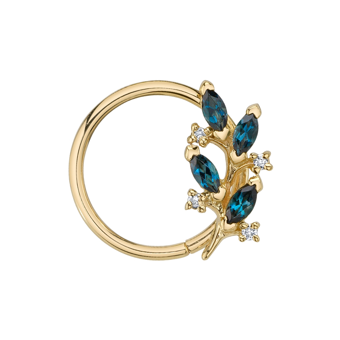 Bitter Sweet Seam Ring — 14k Yellow Gold — BVLA piercing jewellery
