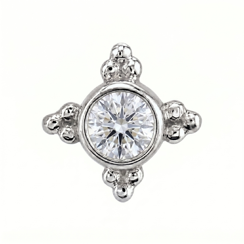 Mini Kandy — 14k White Gold — BVLA piercing jewellery