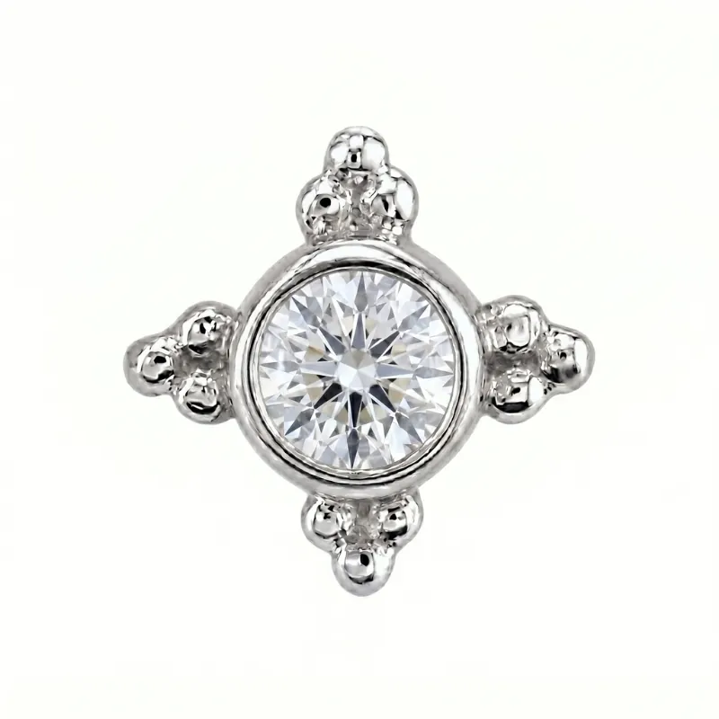 Mini Kandy — 14k White Gold — BVLA piercing jewellery