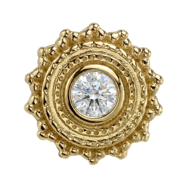 Afghan 6mm — 14k Yellow Gold — BVLA piercing jewellery