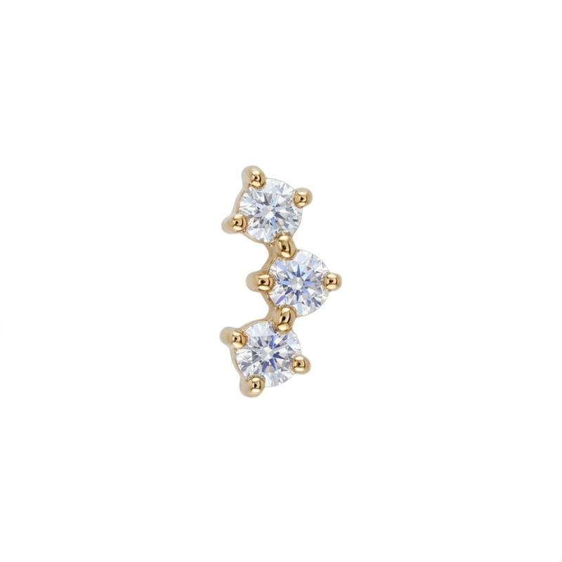 Muse 1.5mm — 14k Yellow Gold — BVLA piercing jewellery