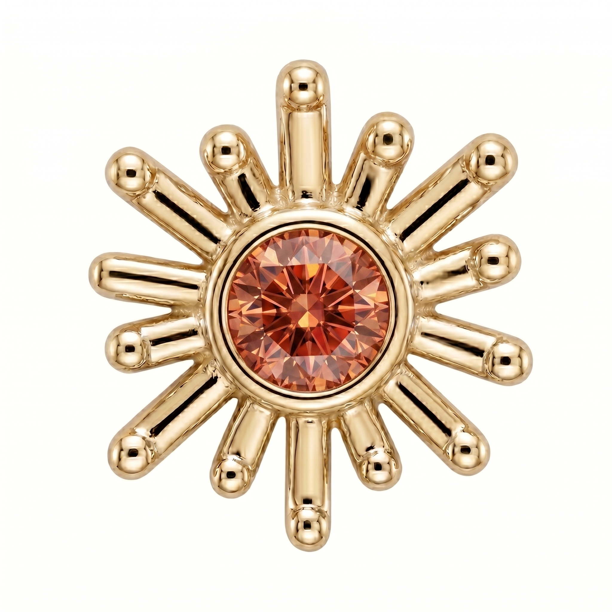 Sunray — 14k Yellow Gold — BVLA piercing jewellery