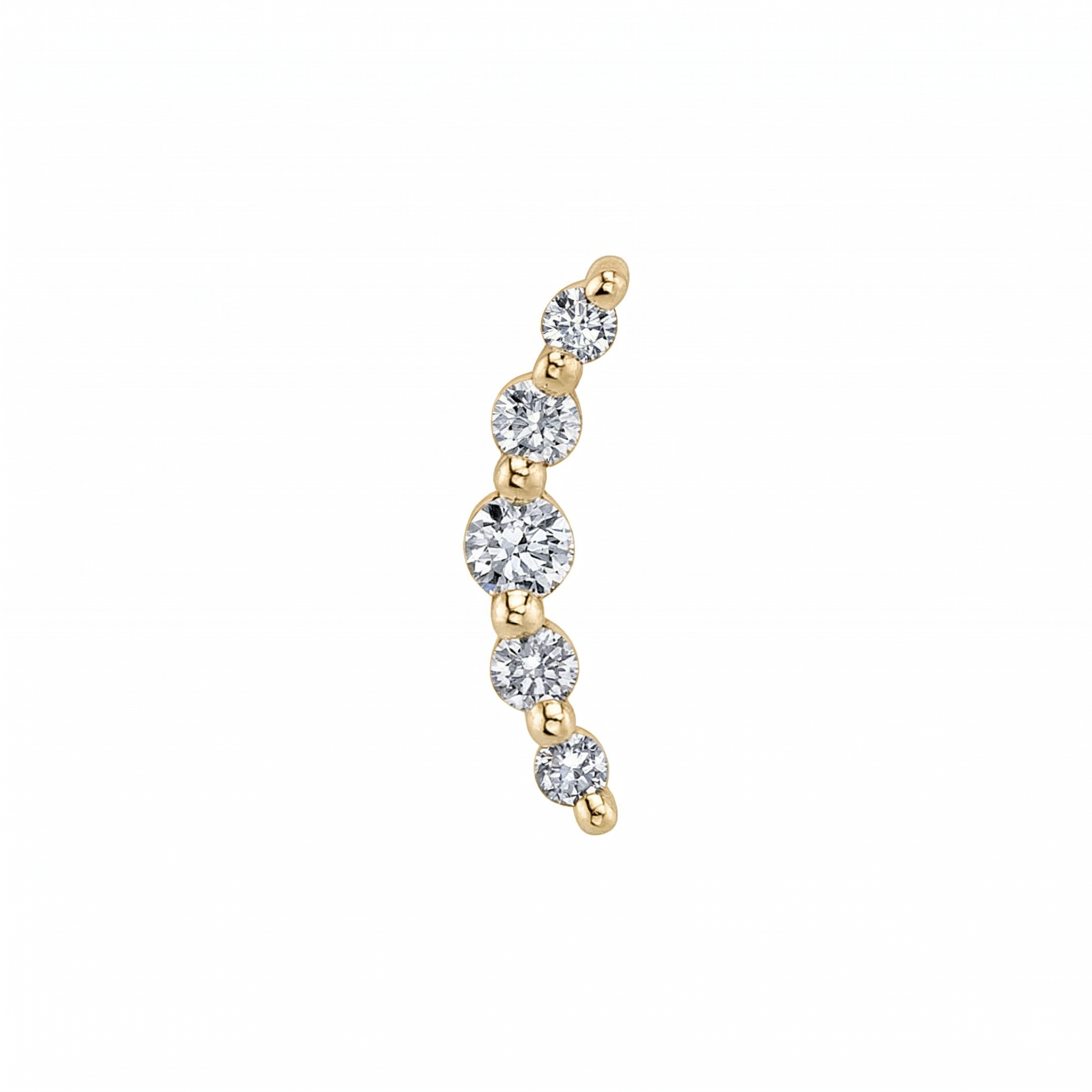 Sway — 14k Yellow Gold — BVLA piercing jewellery