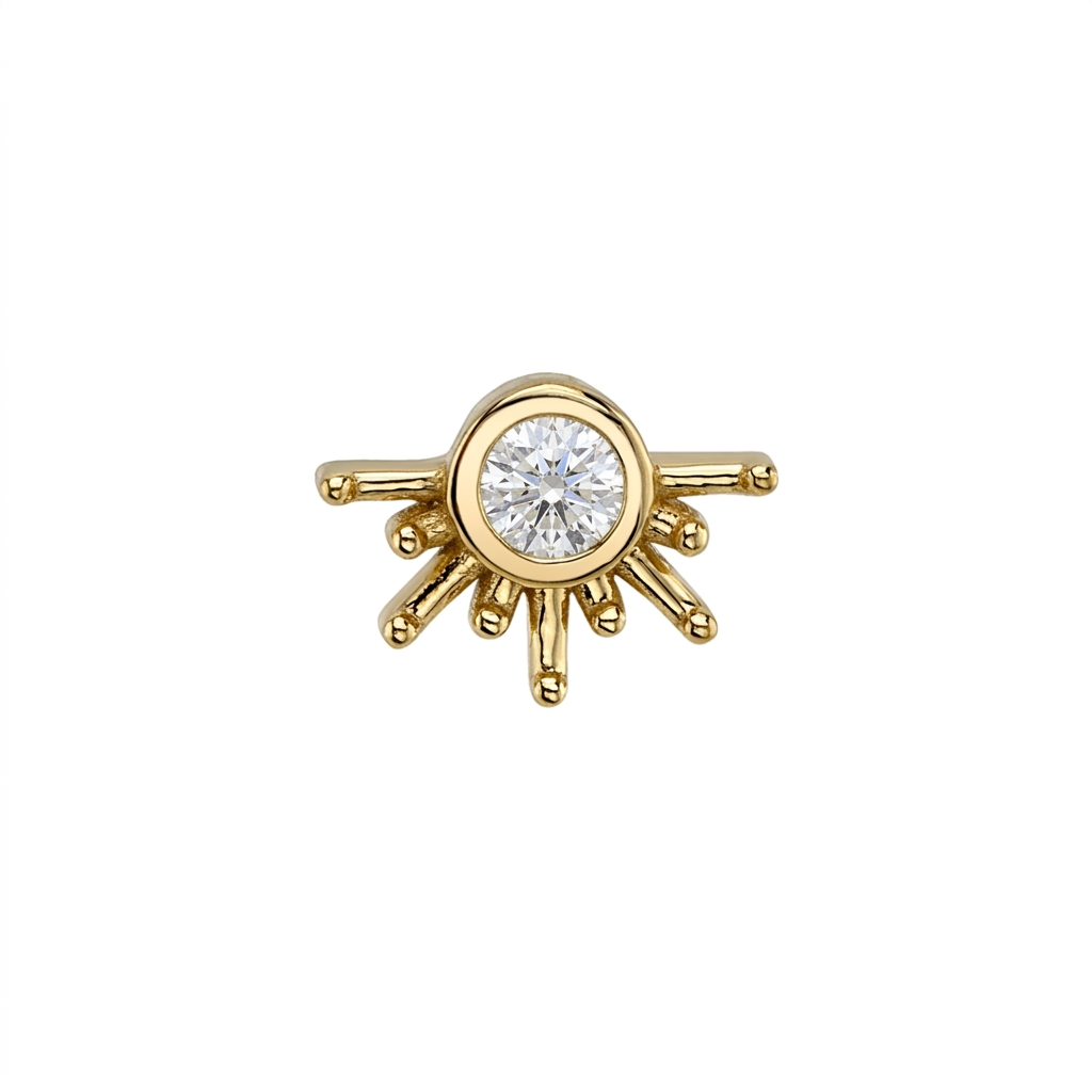 Live To Tell — 14k Yellow Gold — BVLA piercing jewellery