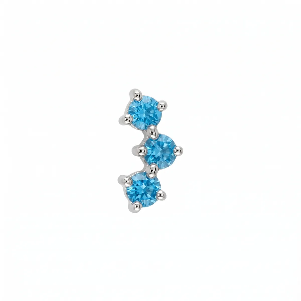 Muse 1.5mm — 14k White Gold — BVLA piercing jewellery