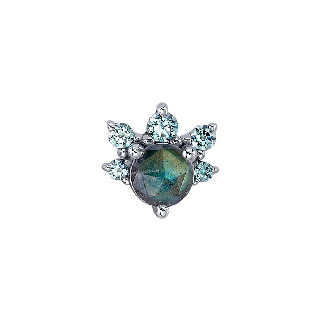 Anaya — 14k White Gold — BVLA piercing jewellery