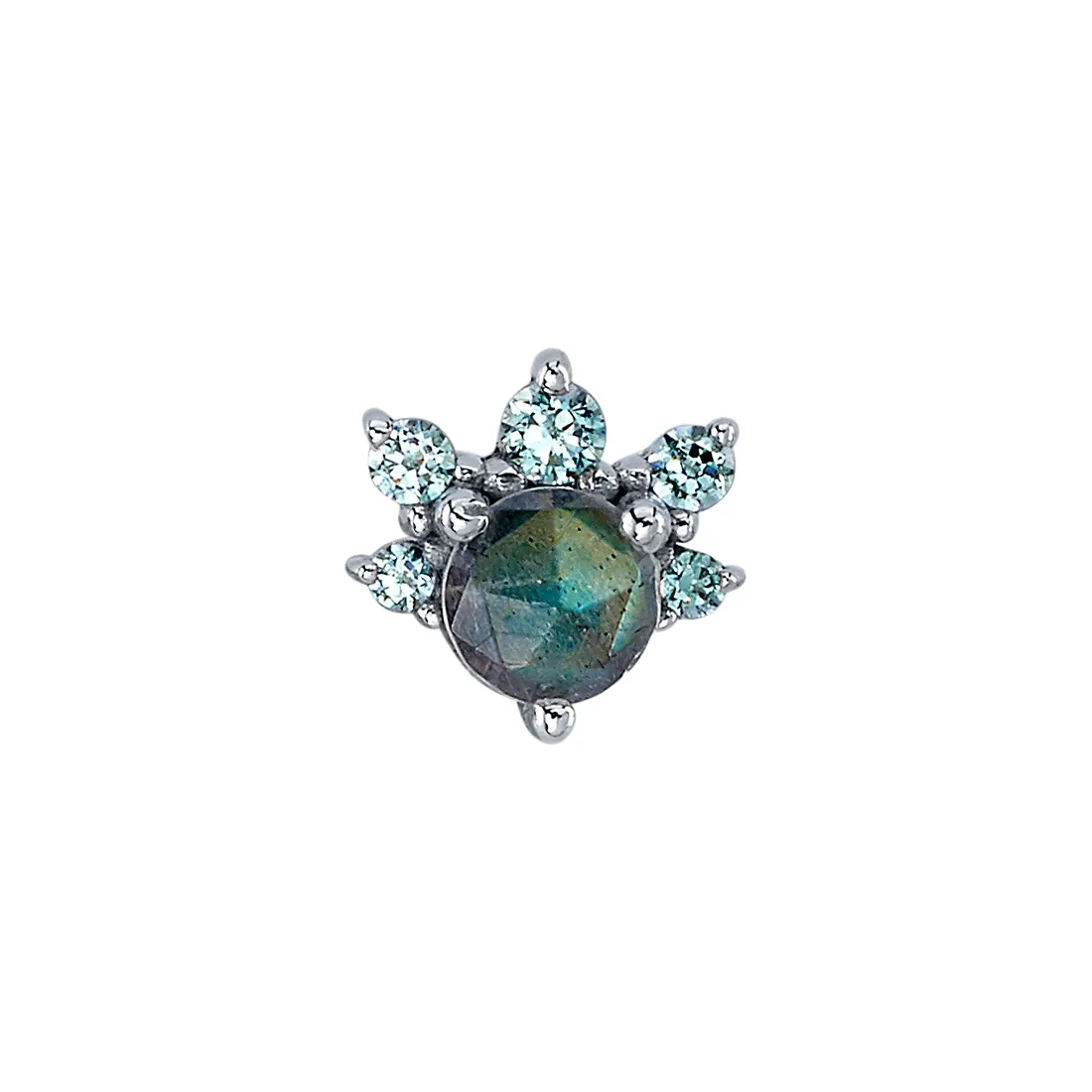 Anaya — 14k White Gold — BVLA piercing jewellery