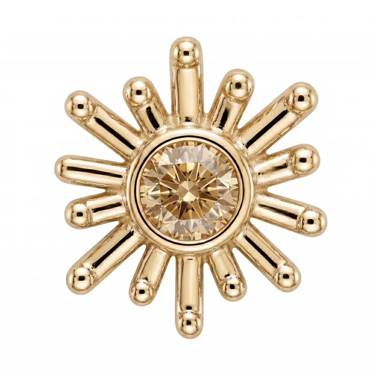 Sunray — 14k Yellow Gold — BVLA piercing jewellery