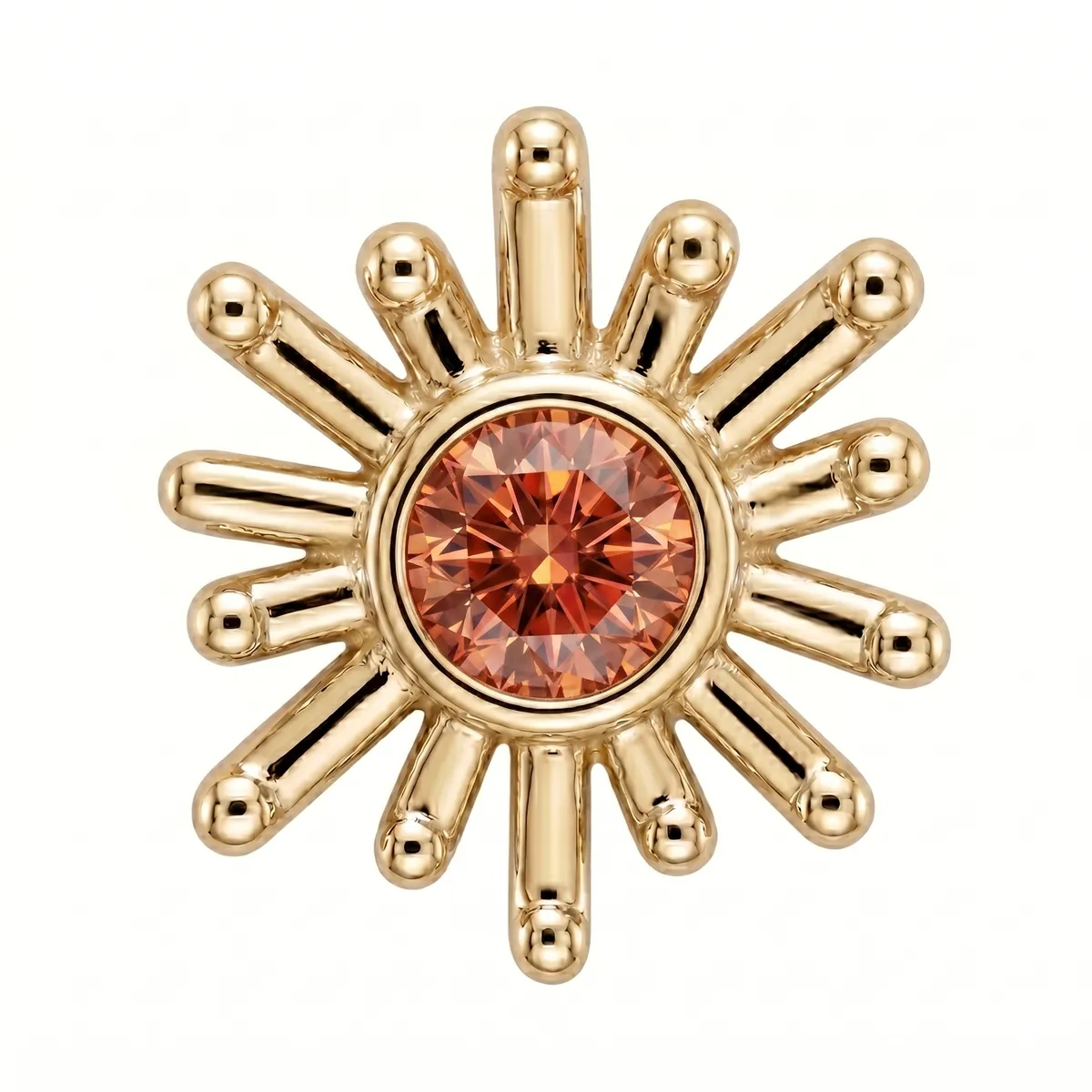 Sunray — 14k Yellow Gold — BVLA piercing jewellery