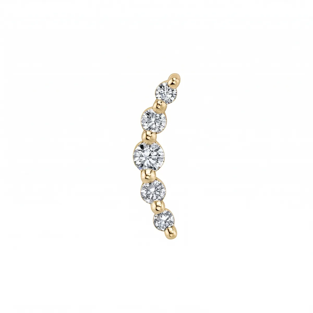 Sway — 14k Yellow Gold — BVLA piercing jewellery