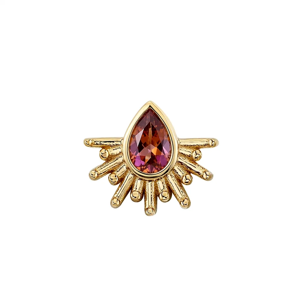 Tiny Borderline — 14k Yellow Gold — BVLA piercing jewellery